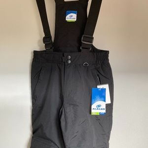 NWT Slalom Kids Snow Bib Pants Black Size Kids M